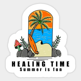 Healing Time Sticker